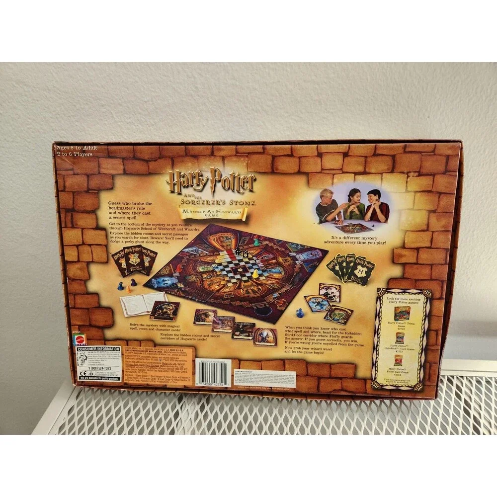 Harry Potter and the Sorcerer's Stone Mystery at Hogwarts Board Game ~ COMPLETE